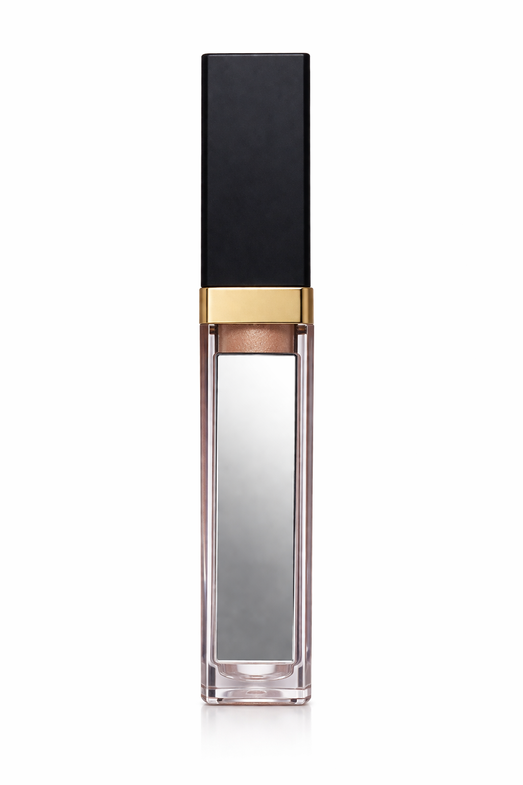 Nude Cream Lip Gloss Kit With Mirror